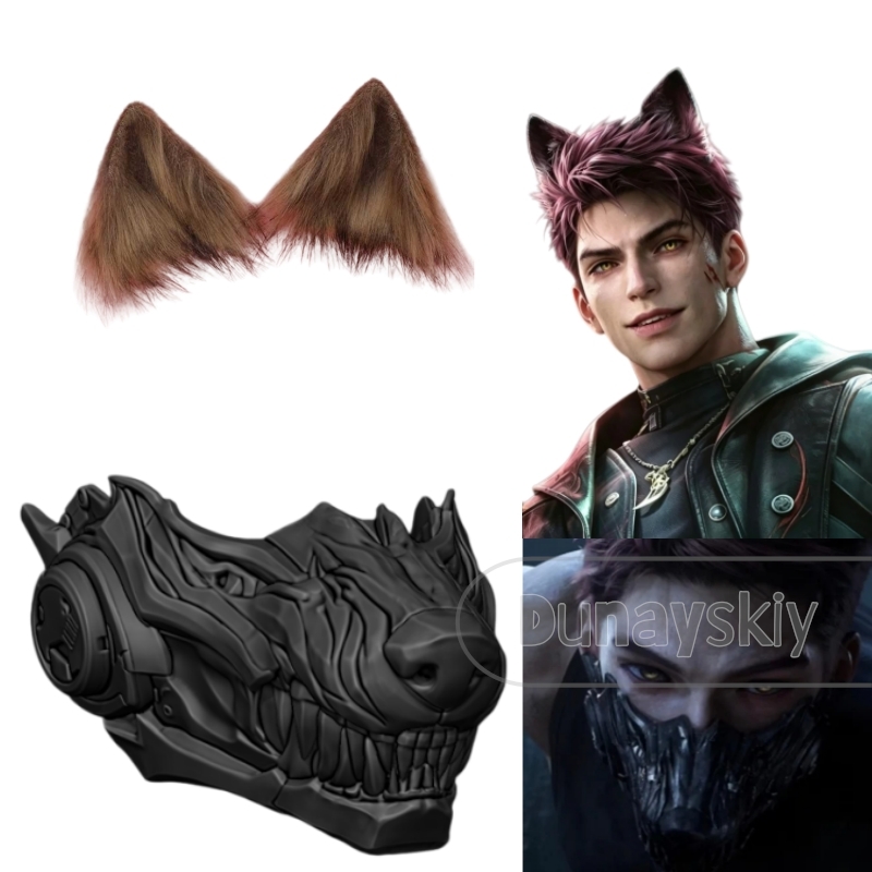 Cosplay Prop 3D Print Settings - หน้ากากคอสเพลย์วาลโก วูล์ฟ จาก Love and Deepspace