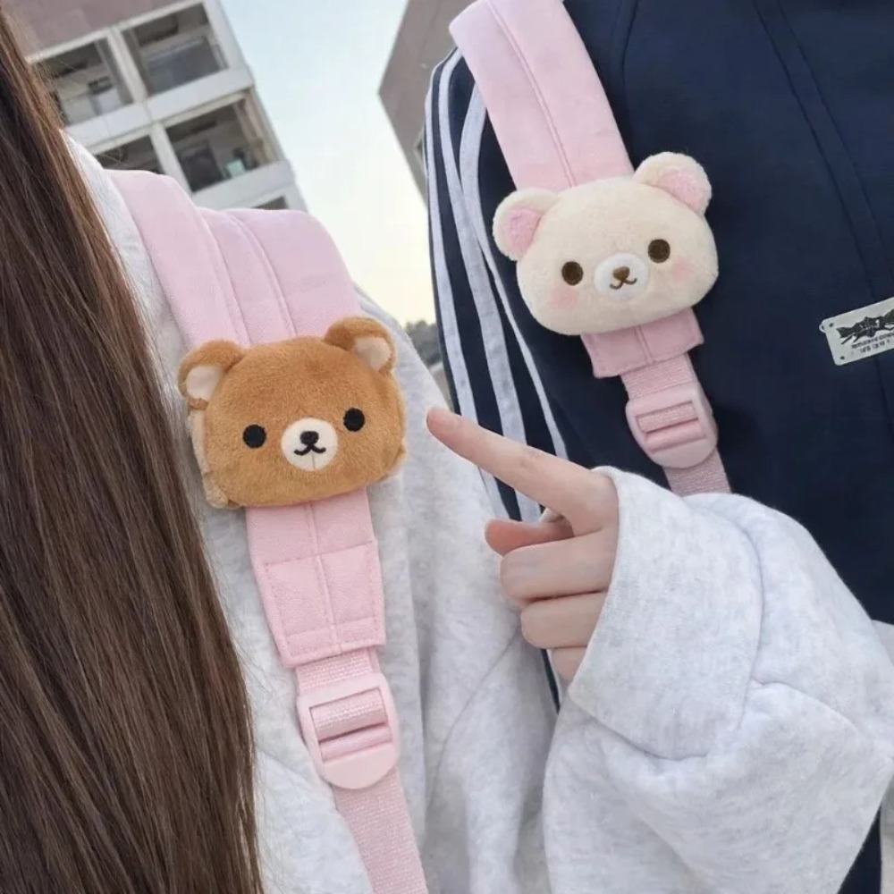 Cosplay Prop Bag - ตุ๊กตาหมีริลัคคุมะนุ่มนิ่ม ของตกแต่งกระเป๋า ตุ๊กตาหมีการ์ตูนน่ารัก พวงกุญแจ ของตกแต่งกระเป๋าเป้ ของขวัญวันเกิด