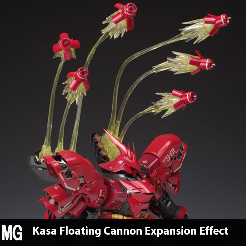 Bandai Gundam Rg - ชุดอุปกรณ์เสริมเอฟเฟกต์การต่อสู้แบบโถรับอเนกประสงค์ สำหรับ Ew Mg 1/100 Sazabi