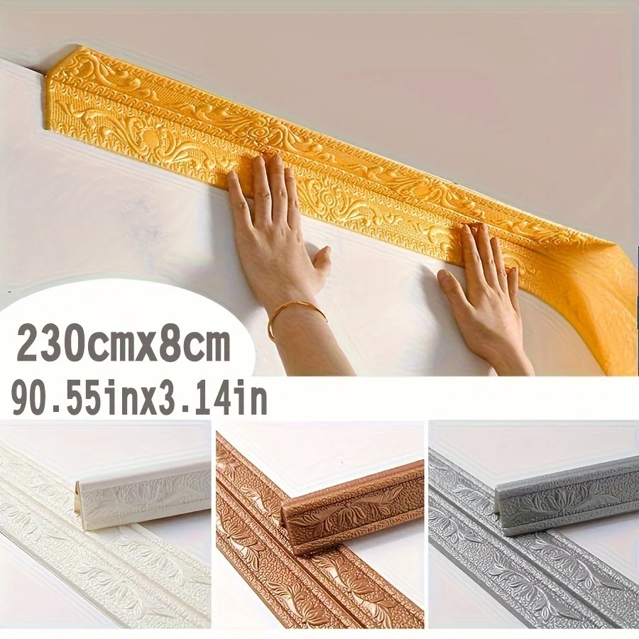 สติกเกอร์ขอบผนังโฟม 230 ซม. พั - Craft Foam Roll บทวิจารณ์และราคา