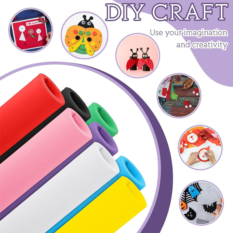 1pcs สีสันแผ่นโฟม Eva คอสเพลย์ - Craft Foam Roll บทวิจารณ์และราคา
